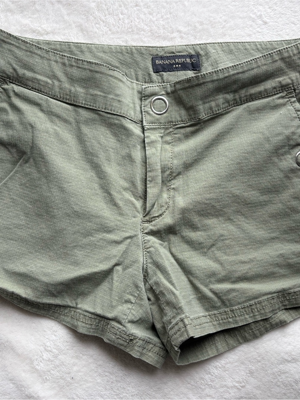 Banana Republic Sage Green Casual Shorts
